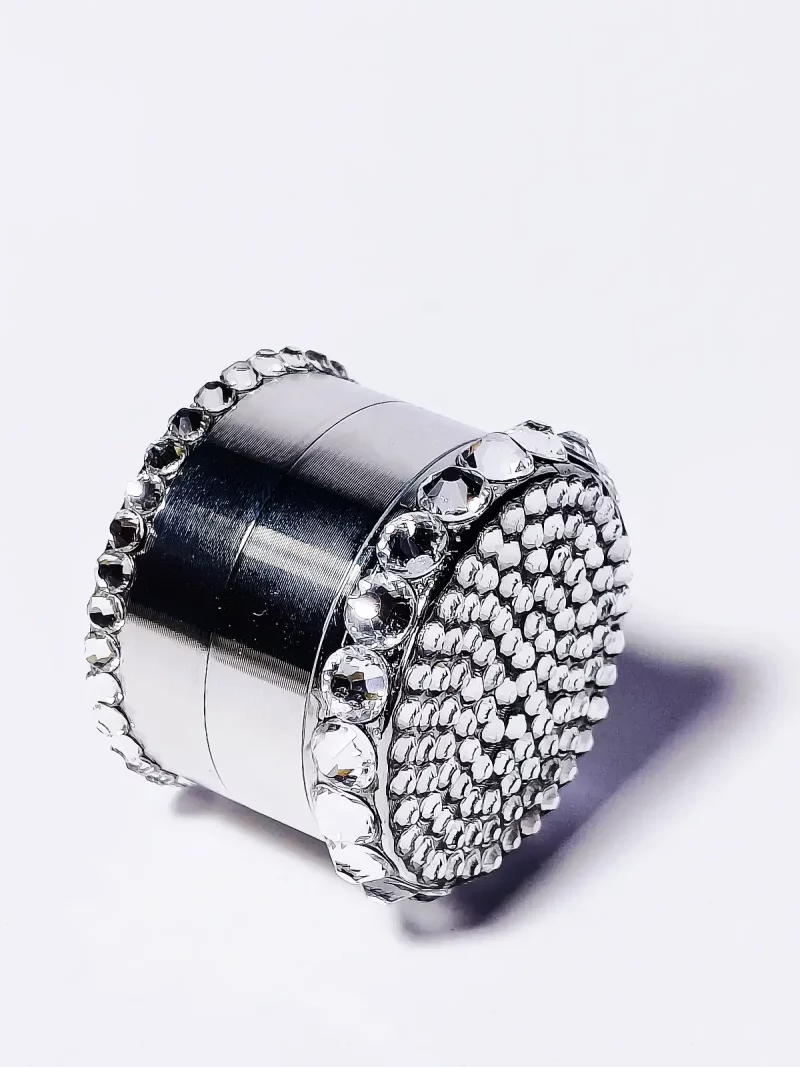 Crystal Bling Mini Herb Grinder – Sparkle Meets Smooth Grinding
