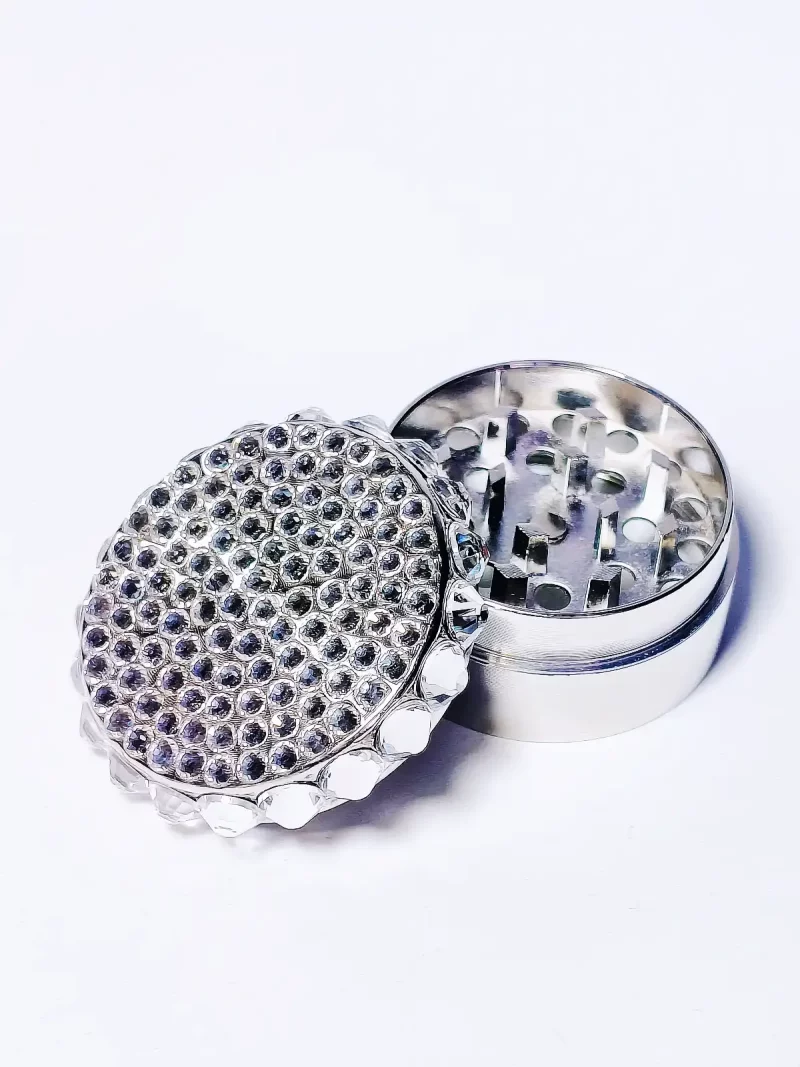 Crystal Bling Mini Herb Grinder – Sparkle Meets Smooth Grinding